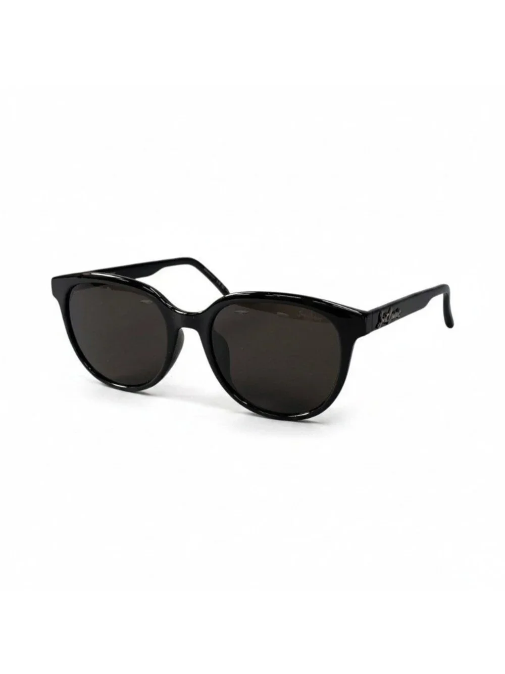 Saint Laurent Letterring Logo Sunglasses 55 20 Black Soft Case Included Eyewear